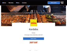 Tablet Screenshot of kordoba.co.uk